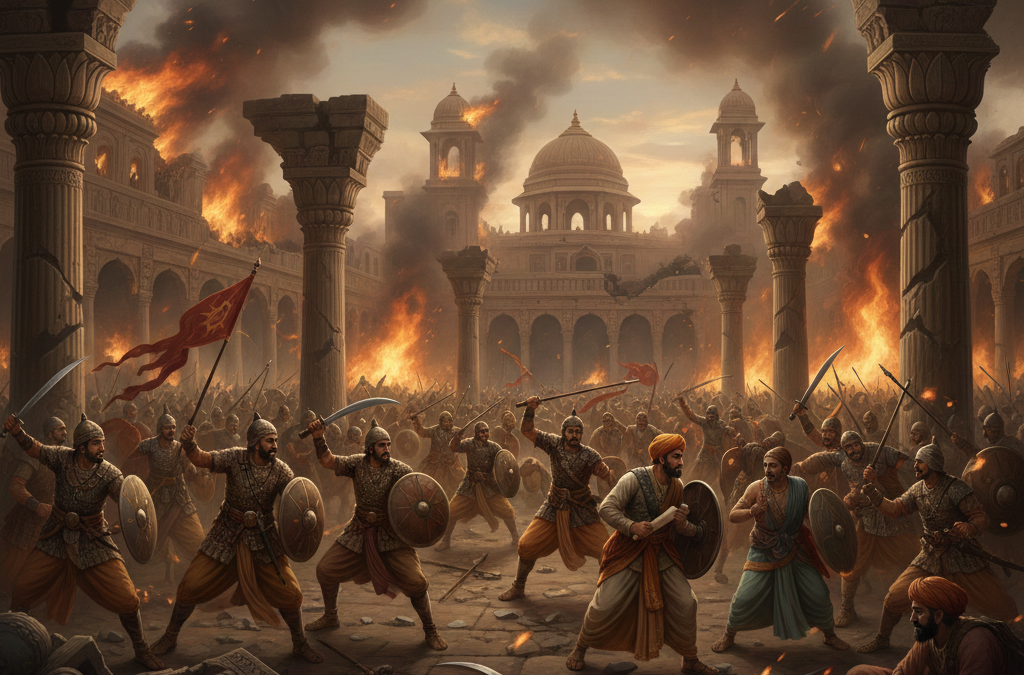 ಗುಪ್ತರ ಅವನತಿಗೆ ಕಾರಣಗಳು