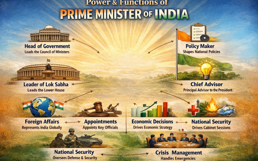 ಪ್ರಧಾನ ಮಂತ್ರಿ ಅಧಿಕಾರ ಕಾರ್ಯಗಳು