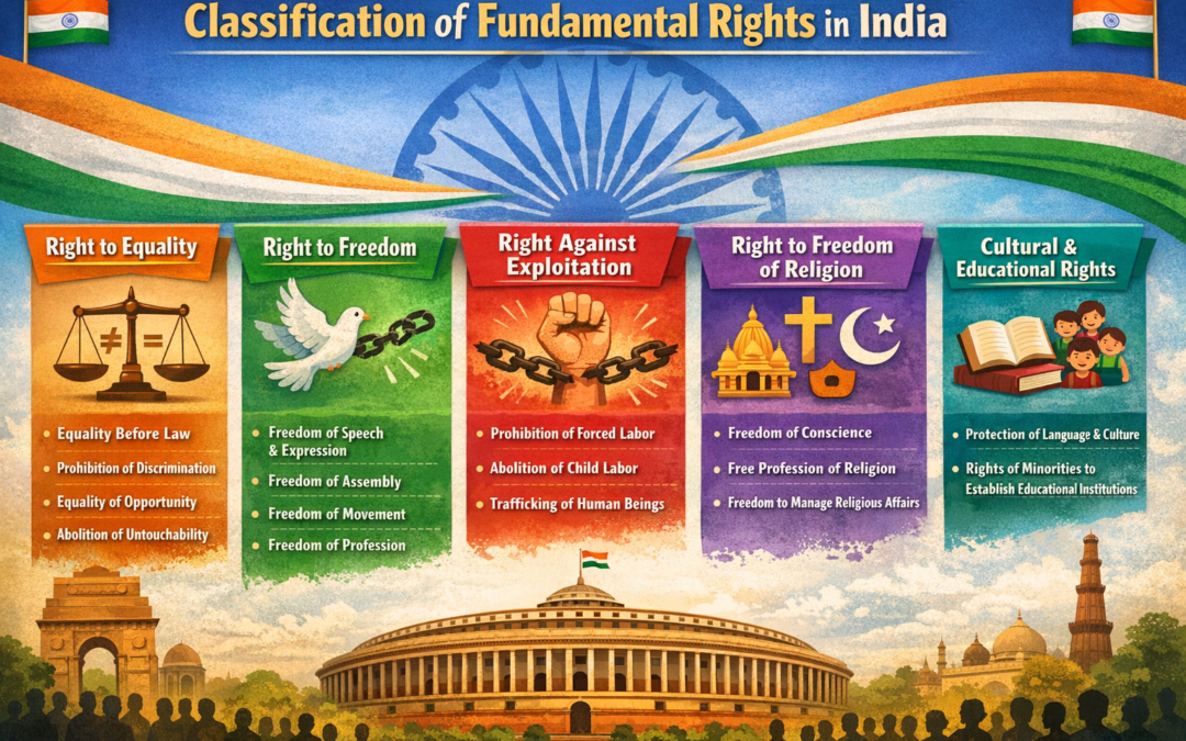 ಮೂಲಭೂತ ಹಕ್ಕುಗಳ ವರ್ಗೀಕರಣ