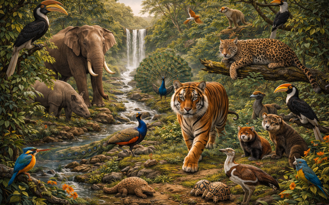 ಭಾರತದಲ್ಲಿ ಅಳಿವಿನಂಚಿನಲ್ಲಿರುವ ಮತ್ತು ಸ್ಥಳೀಯ ಪ್ರಭೇದಗಳು