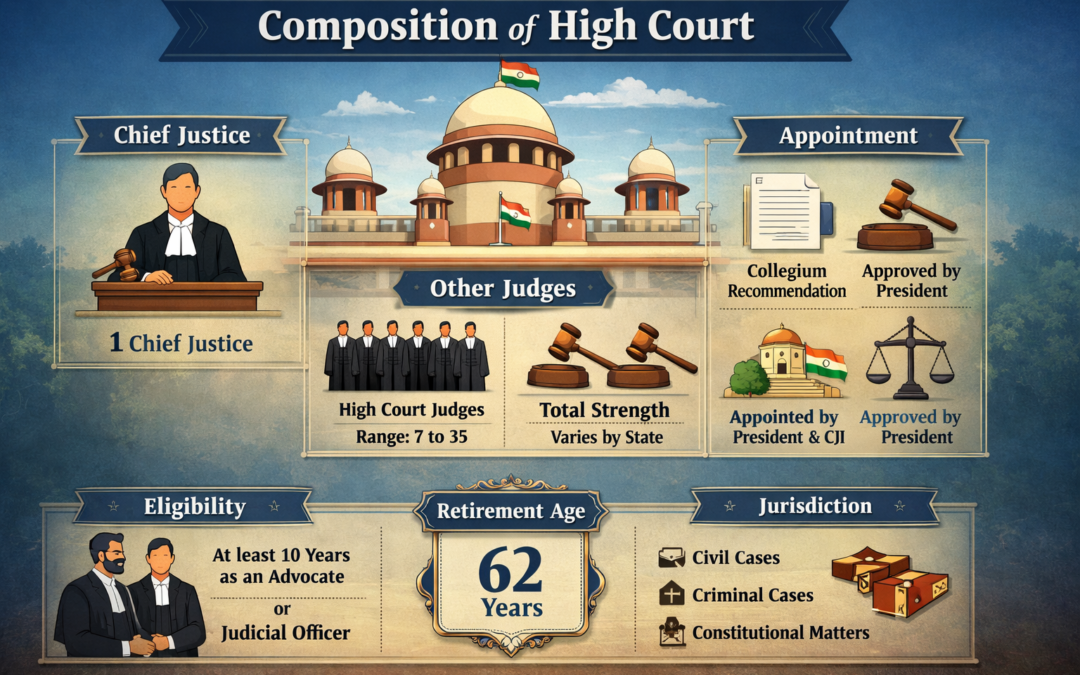 ಉಚ್ಛ ನ್ಯಾಯಾಲಯಗಳ ರಚನೆ