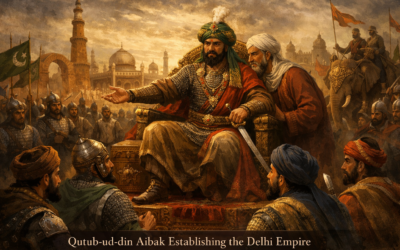 ಕುತುಬ್-ಉದ್-ದೀನ್-ಐಬಕ್ ಮತ್ತು ದೆಹಲಿ ಸಾಮ್ರಾಜ್ಯದ ಸ್ಥಾಪನೆ
