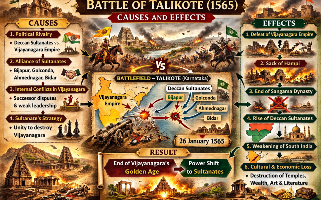 ತಾಳಿಕೋಟೆ ಕದನ (ಕಾರಣಗಳು ಮತ್ತು ಪರಿಣಾಮಗಳು)