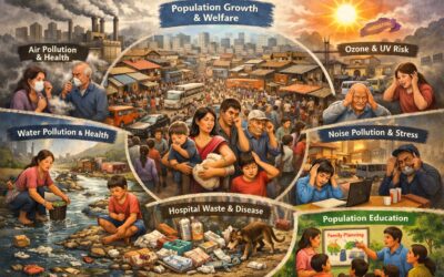ಮಾನವ ಆರೋಗ್ಯ ಮತ್ತು ಕಲ್ಯಾಣದ ಮೇಲೆ ಜನಸಂಖ್ಯಾ ಬೆಳವಣಿಗೆಯ ಪರಿಣಾಮ